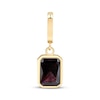 Thumbnail Image 1 of Charmed Memories Emerald-Cut Dark Purple Cubic Zirconia Charm 10K Yellow Gold