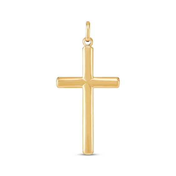 Cross Charm 10K Yellow Gold
