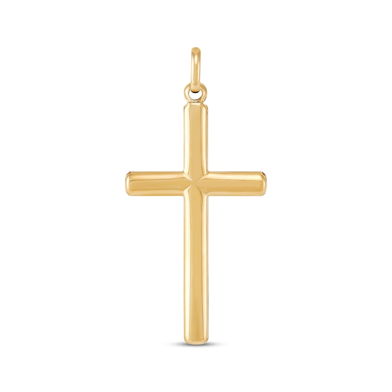 Main Image 1 of Cross Charm 10K Yellow Gold