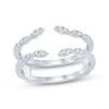 Thumbnail Image 1 of Now + Forever Diamond Scalloped Enhancer Ring 1/4 ct tw 14K White Gold