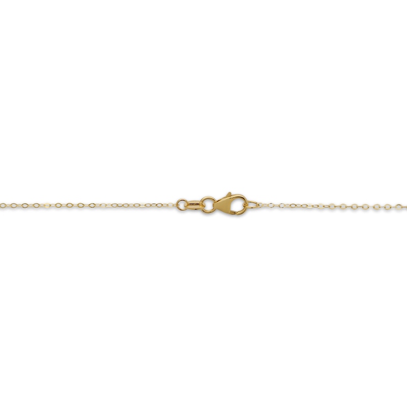 Main Image 3 of Italian Brilliance Heart Necklace 14K Two-Tone Gold 18"