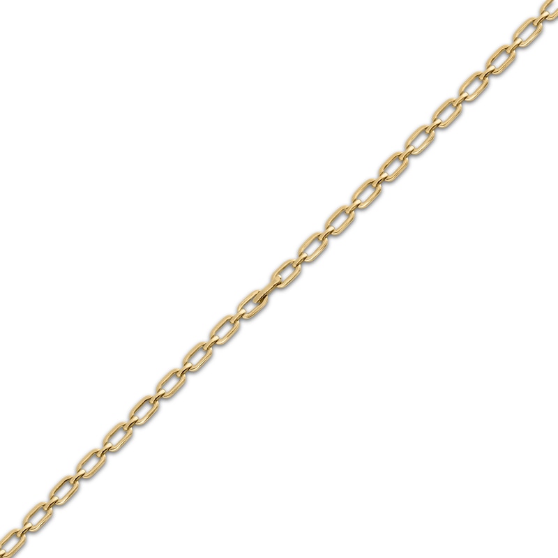Main Image 4 of STUDIO BY KAY Lab-Grown Diamond Paperclip Link Drop Necklace 1/5 ct tw 24K Yellow Gold Vermeil Sterling Silver 18"
