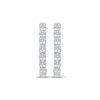 Thumbnail Image 2 of KAY Lab-Grown Diamonds Huggie Hoop Earrings 1/8 ct tw Sterling Silver