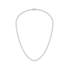 Thumbnail Image 1 of KAY Lab-Grown Diamonds Tennis Necklace 5 ct tw 14K White Gold 16"