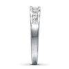 Thumbnail Image 3 of Previously Owned Diamond Anniversary Band 1/2 ct tw Princess-cut 14K White Gold
