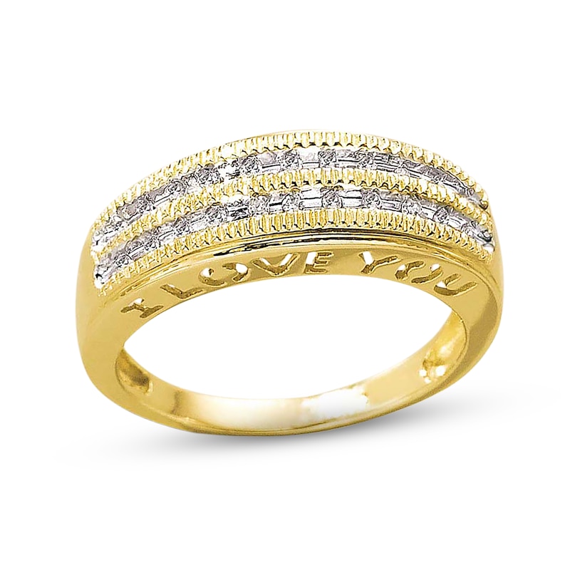 Previously Owned Diamond Ring 1/10 ct tw 10K Yellow Gold