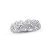 Thumbnail Image 1 of Previously Owned Diamond Anniversary Ring 1/10 ct tw Round-cut 10K White Gold