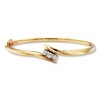 Thumbnail Image 0 of Previously Owned Diamond Bangle Bracelet 1/2 ct tw Round-cut 14K Yellow Gold