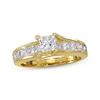 Thumbnail Image 0 of Previously Owned Diamond Engagement Ring 2 ct tw Princess-cut 14K Yellow Gold