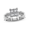 Thumbnail Image 1 of Previously Owned Diamond Engagement Ring 1-1/2 ct tw Princess-cut 14K White Gold