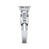 Thumbnail Image 3 of Previously Owned Diamond Engagement Ring 1-1/2 ct tw Princess-cut 14K White Gold
