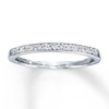 Thumbnail Image 1 of Previously Owned Anniversary Band 1/8 ct tw Round-cut Diamonds 14K White Gold