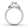 Thumbnail Image 2 of Previously Owned Engagement Ring 1 ct tw Princess-cut Diamonds 14K White Gold
