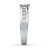 Thumbnail Image 3 of Previously Owned Engagement Ring 1 ct tw Princess-cut Diamonds 14K White Gold