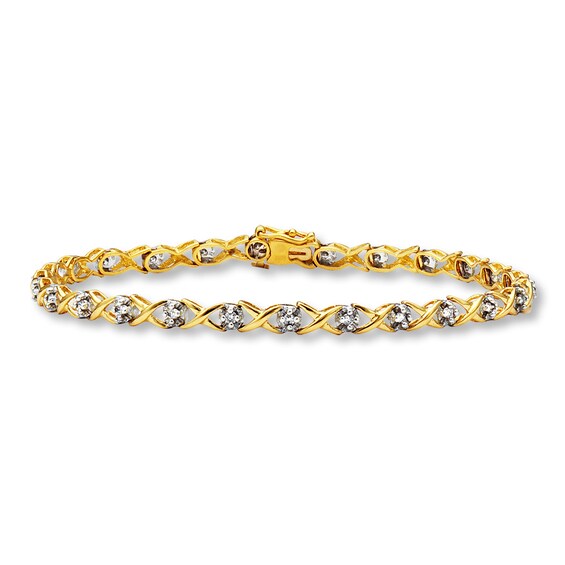 Previously Owned Bracelet 1/2 ct tw Diamonds 10K Yellow Gold