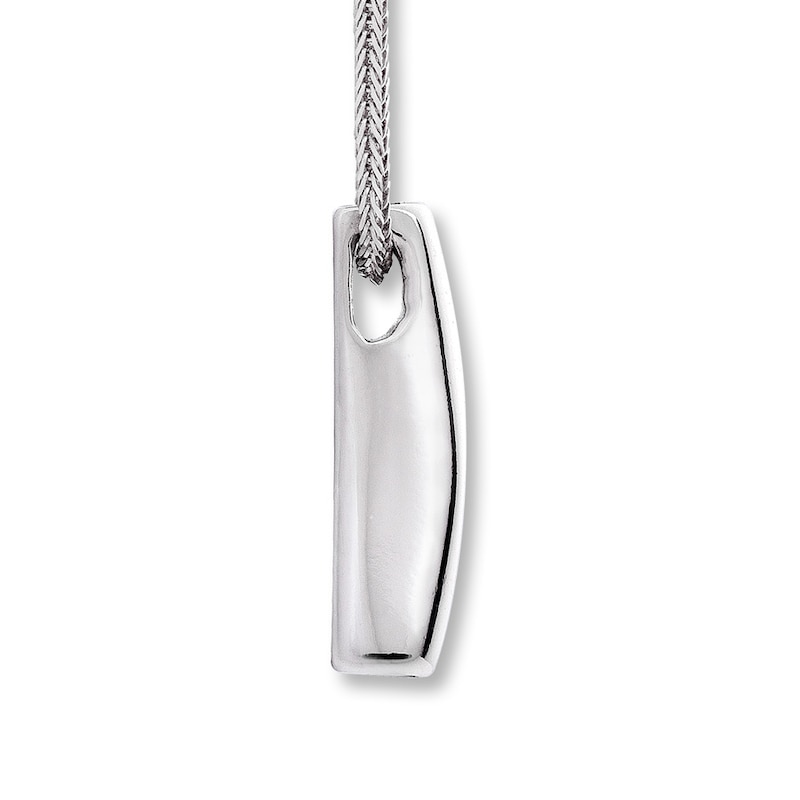 Main Image 2 of Previously Owned Diamond Ladder Necklace 1/4 ct tw 14K White Gold