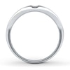 Thumbnail Image 2 of Previously Owned Men's Square-cut Diamond Ring 1/3 ct tw  14K White Gold