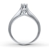 Thumbnail Image 2 of Previously Owned Engagement Ring 5/8 ct tw Marquise & Round-cut Diamonds 14K White Gold