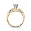 Thumbnail Image 2 of Previously Owned Engagement Ring 1-1/8 ct tw Round-cut Diamonds 14K Yellow Gold
