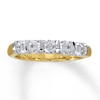 Thumbnail Image 1 of Previously Owned Anniversary Ring 3/4 ct tw Round-cut Diamonds 14K Two-Tone Gold
