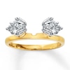 Thumbnail Image 0 of Previously Owned Enhancer Ring 1 ct tw Baguette & Round-cut Diamonds 14K Yellow Gold