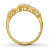 Thumbnail Image 1 of Previously Owned Anniversary Ring 1/2 ct tw Round & Baguette-cut Diamonds 14K Yellow Gold