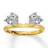 Thumbnail Image 1 of Previously Owned Enhancer Ring 1/2 ct tw Baguette & Round-cut Diamonds 14K Yellow Gold