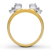 Thumbnail Image 2 of Previously Owned Enhancer Ring 1/2 ct tw Baguette & Round-cut Diamonds 14K Yellow Gold