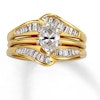 Thumbnail Image 2 of Previously Owned Enhancer 1/2 ct tw Baguette-cut 14K Yellow Gold