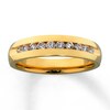 Thumbnail Image 1 of Previously Owned Men's Wedding Band 1/2 ct tw Round-cut Diamonds 14K Yellow Gold