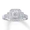 Thumbnail Image 0 of Previously Owned Ring 1/4 ct tw Diamonds 10K White Gold