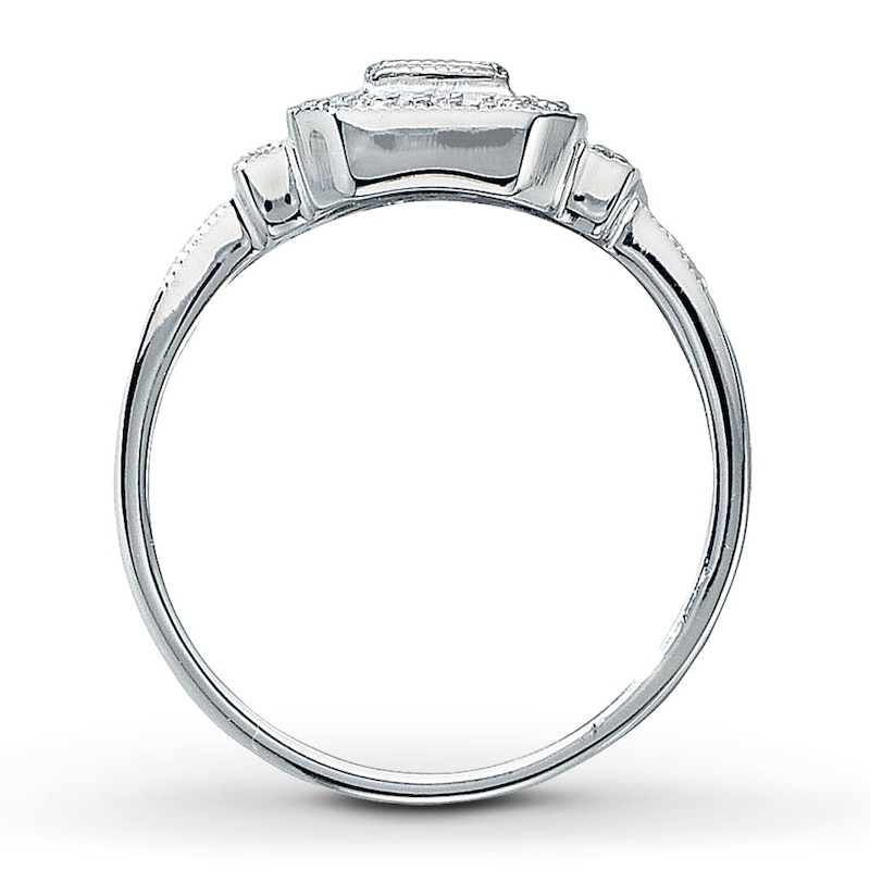 Previously Owned Ring 1/4 ct tw Diamonds 10K White Gold
