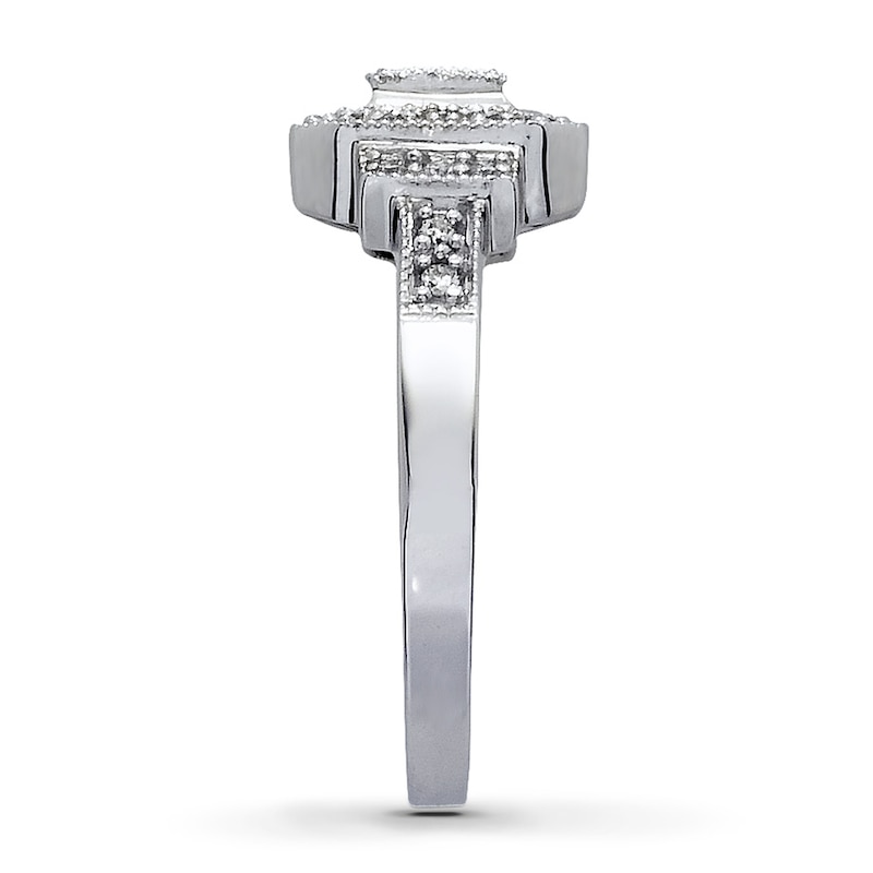 Previously Owned Ring 1/4 ct tw Diamonds 10K White Gold