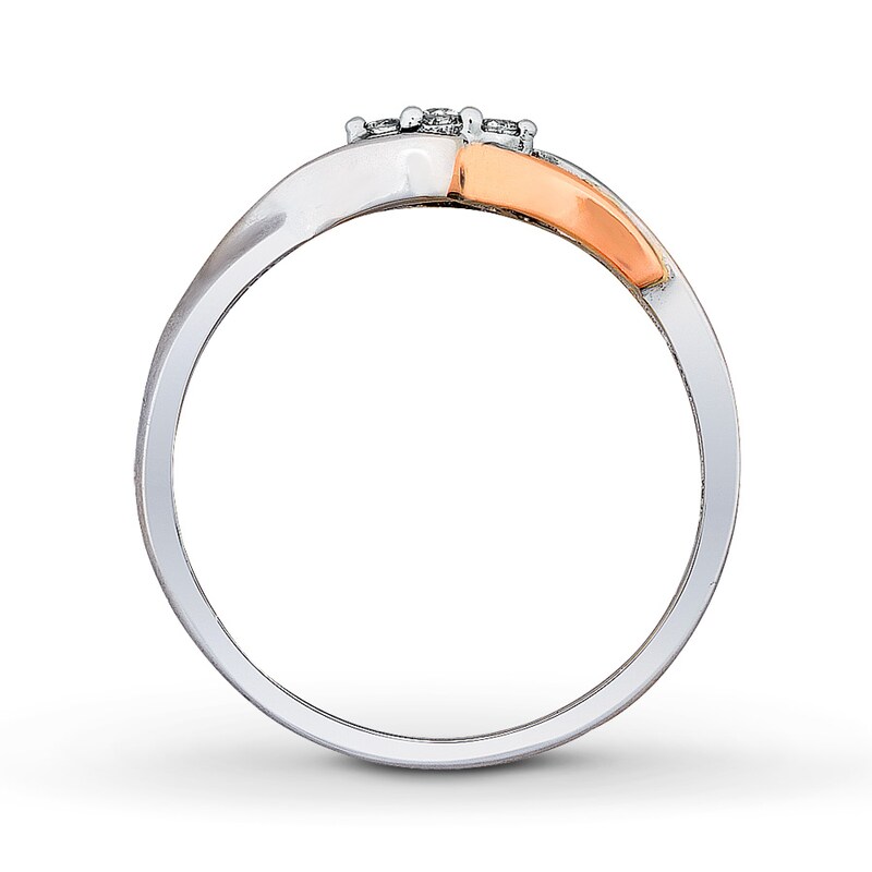 Previously Owned Diamond Ring 1/20 ct tw 10K Two-Tone Gold