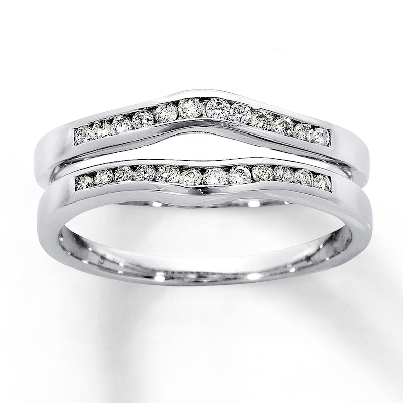 Main Image 1 of Previously Owned Enhancer 1/4 ct tw Diamonds 14K White Gold