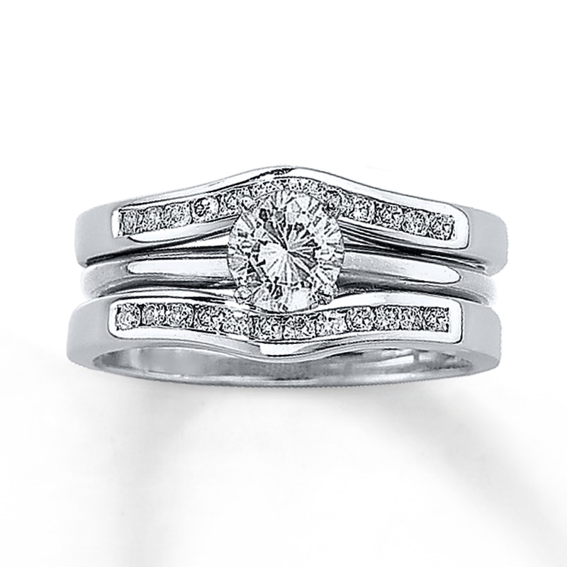 Main Image 3 of Previously Owned Enhancer 1/4 ct tw Diamonds 14K White Gold