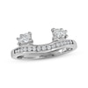 Previously Owned Enhancer Ring 3/8 ct tw Round-cut Diamonds 14K White Gold