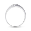 Thumbnail Image 2 of Previously Owned Men's Diamond Wedding Band 1/15 ct tw Round-cut 10K White Gold