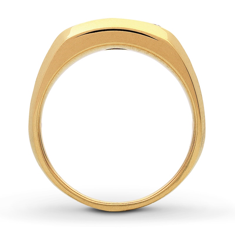 Previously Owned Men's Wedding Band 1 ct tw Round-cut Diamonds 14K Yellow Gold