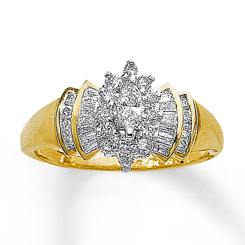 Previously Owned Ring 1/2 ct tw Diamonds 14K Yellow Gold