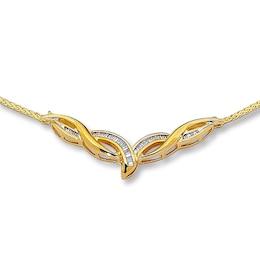 Previously Owned Necklace 1/3 ct tw Diamonds 10K Yellow Gold