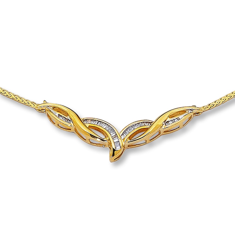Previously Owned Necklace 1/3 ct tw Diamonds 10K Yellow Gold