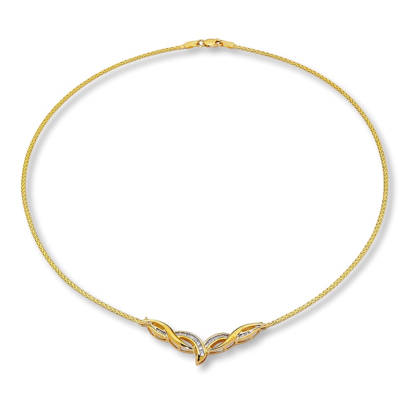 Previously Owned Necklace 1/3 ct tw Diamonds 10K Yellow Gold