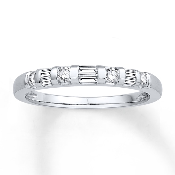 Previously Owned Diamond Band 1/4 ct tw Platinum