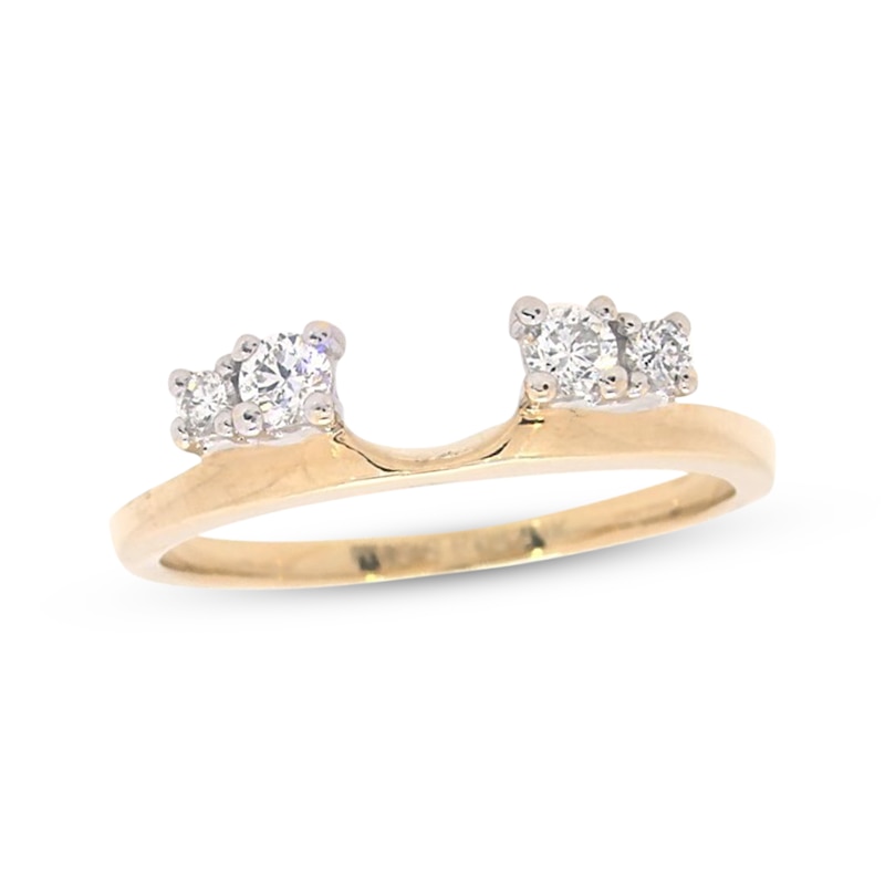Previously Owned Round-Cut Diamond Enhancer Ring 1/5 cttw 14K Yellow Gold