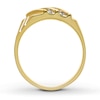 Thumbnail Image 1 of Previously Owned Men's Wedding Band 1/4 ct tw Round-cut Diamonds 14K Yellow Gold