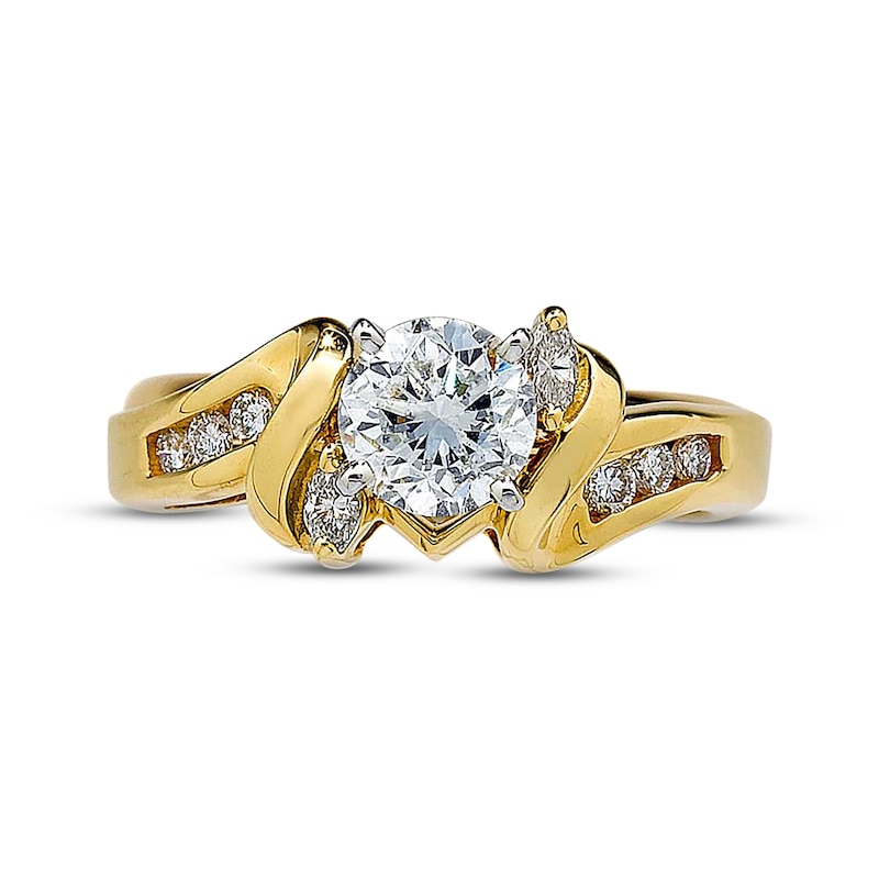Previously Owned Enhancer Ring 1/4 ct tw Diamonds 14K Yellow Gold