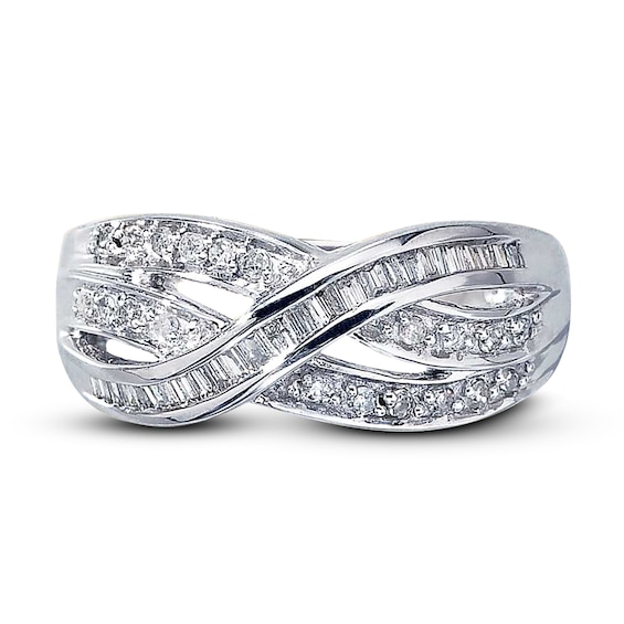 Previously Owned Diamond Ring 3/8 Carat tw 10K White Gold