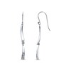 Thumbnail Image 1 of Previously Owned Diamond Dangle Earrings 1/10 cttw 14K White Gold