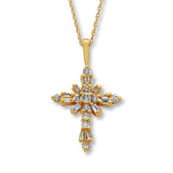 Previously Owned Necklace 1/2 ct tw Diamonds 14K Yellow Gold 18"